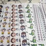 [2 Sheets] A4 Customized / Personalized Sticker / Glossy / Matte / Clear / Laminated / Machine Cut