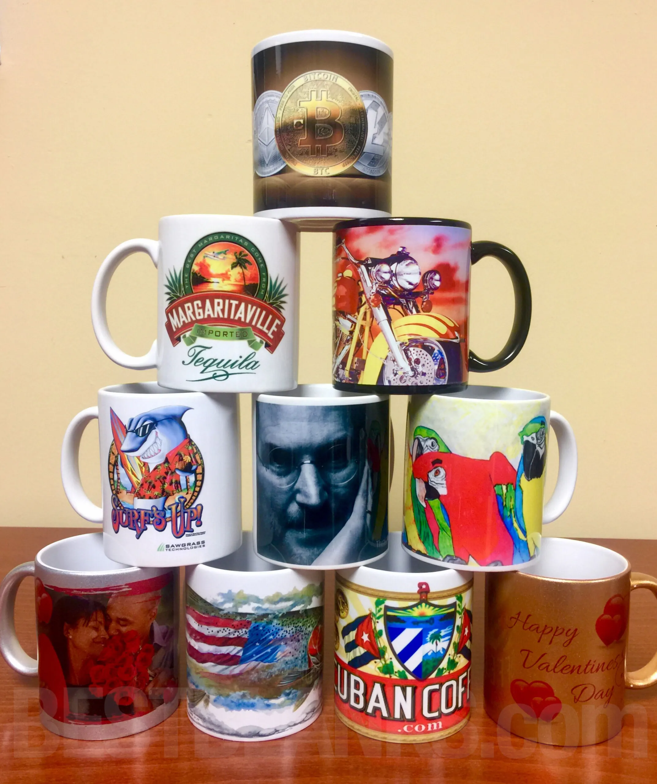Sublimation Ceramic Coffee Mug with Full Color Print