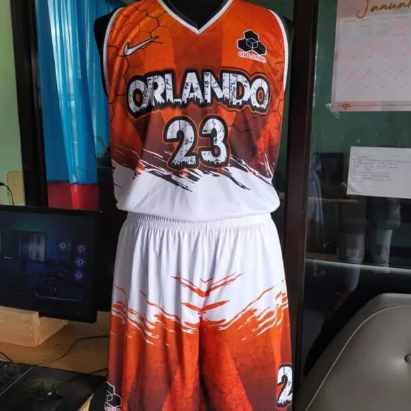 Custom retro style basketball jersey