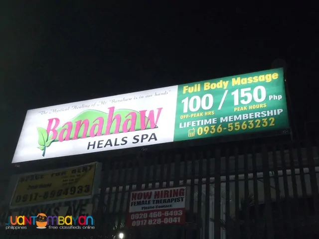 Single Face Lighted Signage – Tagum City