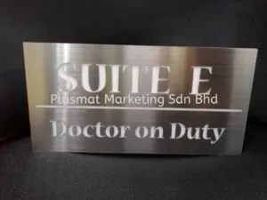 Stainless Engrave Signage – Tagum City