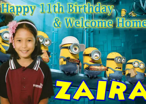 11th Birthday Tarpaulin – Tagum City
