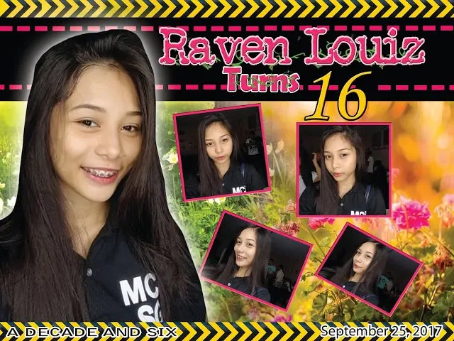 16th Birthday Tarpaulin – Tagum City