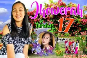 17th Birthday Tarpaulin – Tagum City