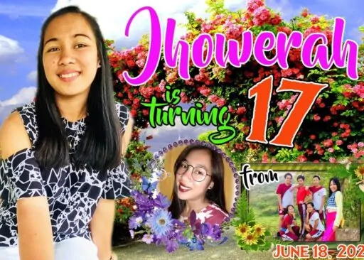 17th Birthday Tarpaulin – Tagum City