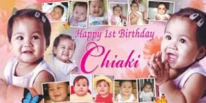 1st Birthday Tarpaulin – Tagum City
