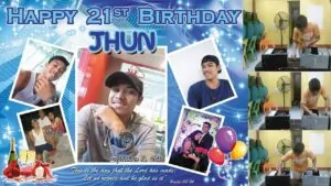21st Birthday Tarpaulin – Tagum City