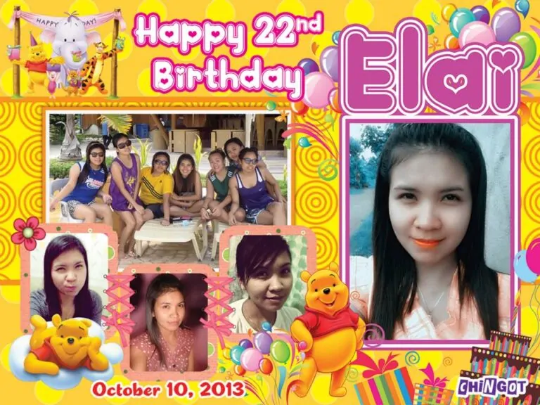 22nd Birthday Tarpaulin – Tagum City