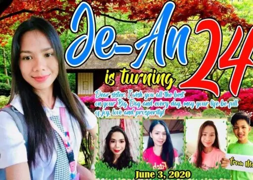 24th Birthday Tarpaulin – Tagum City