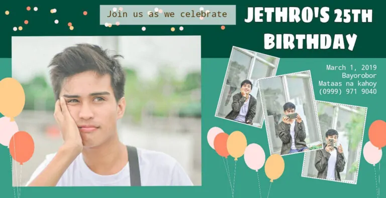 25th Birthday Tarpaulin – Tagum City