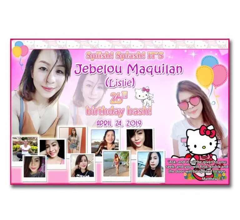 26th Birthday Tarpaulin – Tagum City