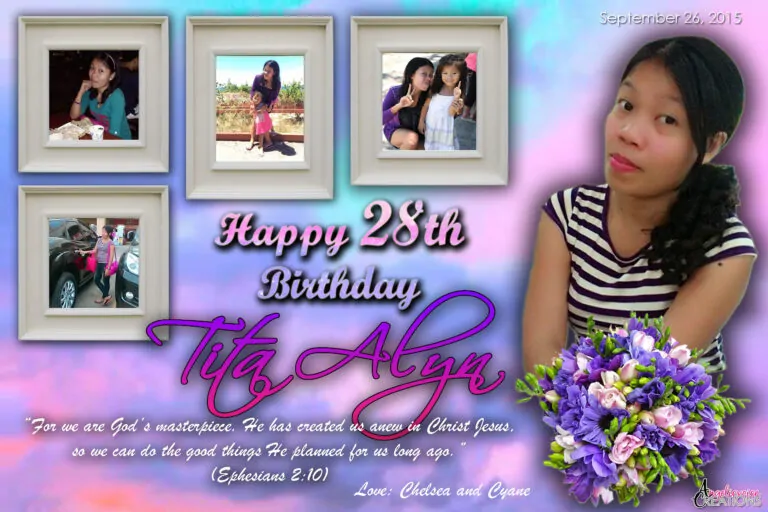 28th Birthday Tarpaulin – Tagum City