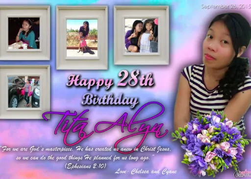 28th Birthday Tarpaulin – Tagum City