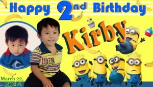 2nd Birthday Tarpaulin – Tagum City