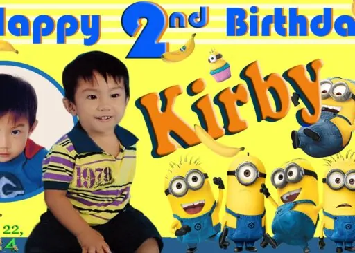 2nd Birthday Tarpaulin – Tagum City