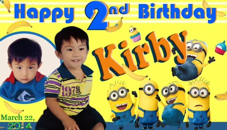 2nd Birthday Tarpaulin – Tagum City