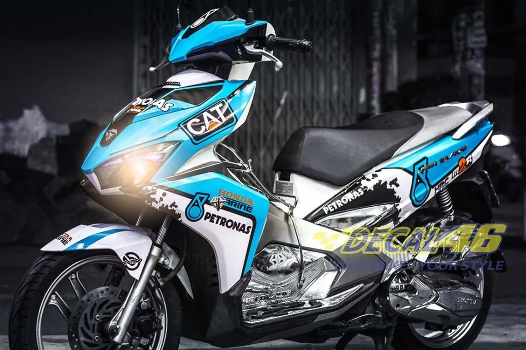 Honda Airblade Blue Decals Sticker – Tagum City