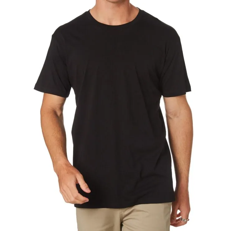 Black Plain T-shirt – Tagum City