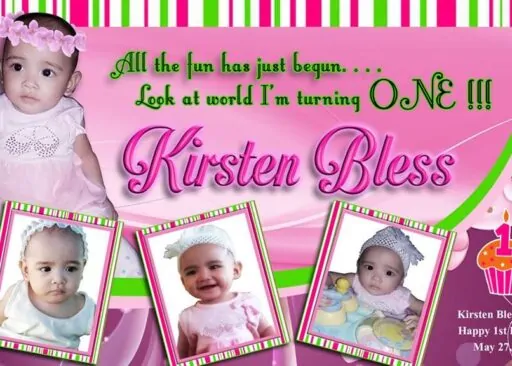 Birthday and Christening Tarpaulin Printing – Tagum City