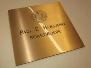 Brass Etching Sign – Tagum City