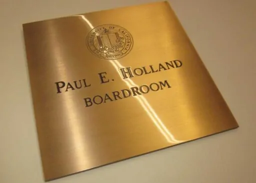 Brass Etching Sign – Tagum City