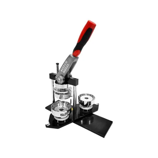 Button pin press packaging for bulk order