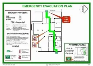 Evacuation Plan Sign – Tagum City