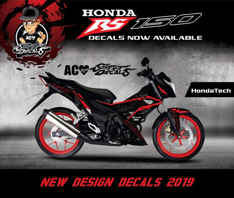 Honda RS 150 Decals Sticker – Tagum City