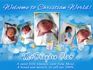 Tarpaulin Design Christening Concept – Tagum City