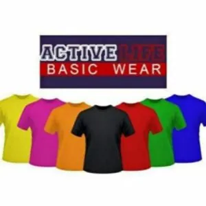 Active Life Basic Wear Round Neck T Shirt