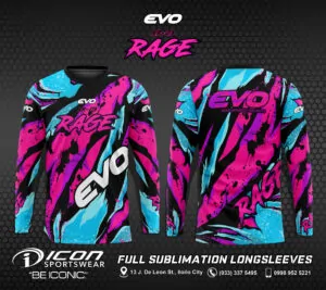 Evo Rage Full Sublimation Jersey – Tagum City