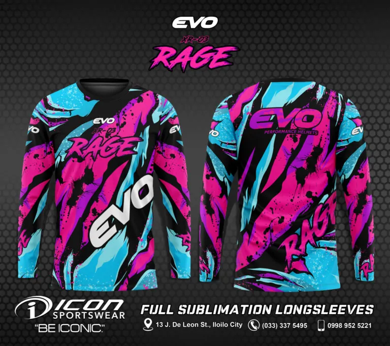 Evo Rage Full Sublimation Jersey – Tagum City