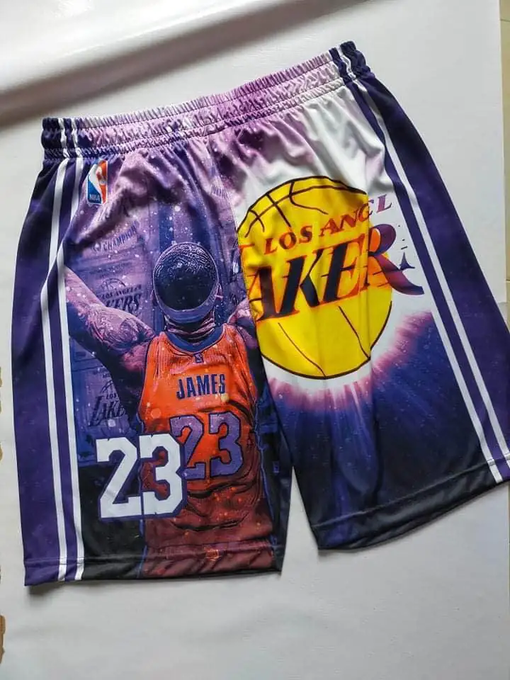 Custom full-color sublimation sports shorts