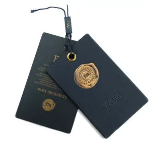 Custom Hang Tags / Swing Tags with Eyelet & String Loops