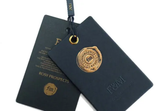 Custom Hang Tags / Swing Tags with Eyelet & String Loops