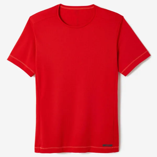 Red custom printed t-shirt