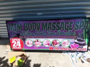 Salon and Spa Signage Maker – Tagum City