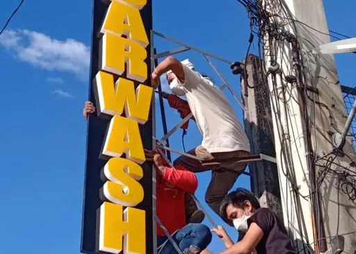 Signage for Carwash – Tagum City