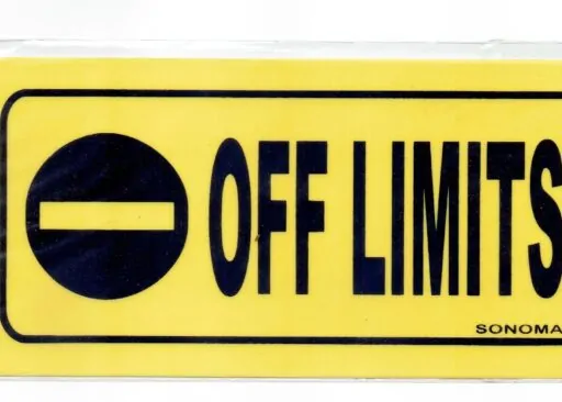Off Limits Sign – Tagum City