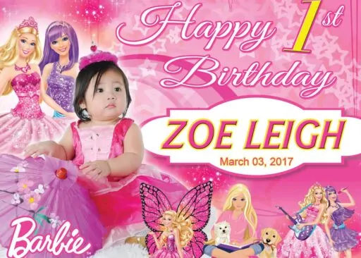 Barbie Birthday Tarpaulin – Tagum City
