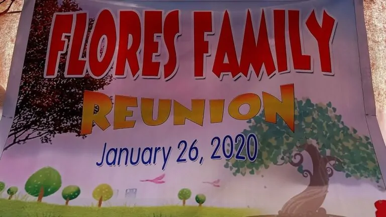 Family Reunion Tarpaulin – Tagum City