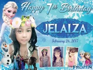 Frozen Birthday Tarpaulin – Tagum City