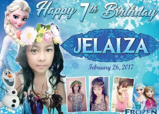 Frozen Birthday Tarpaulin – Tagum City
