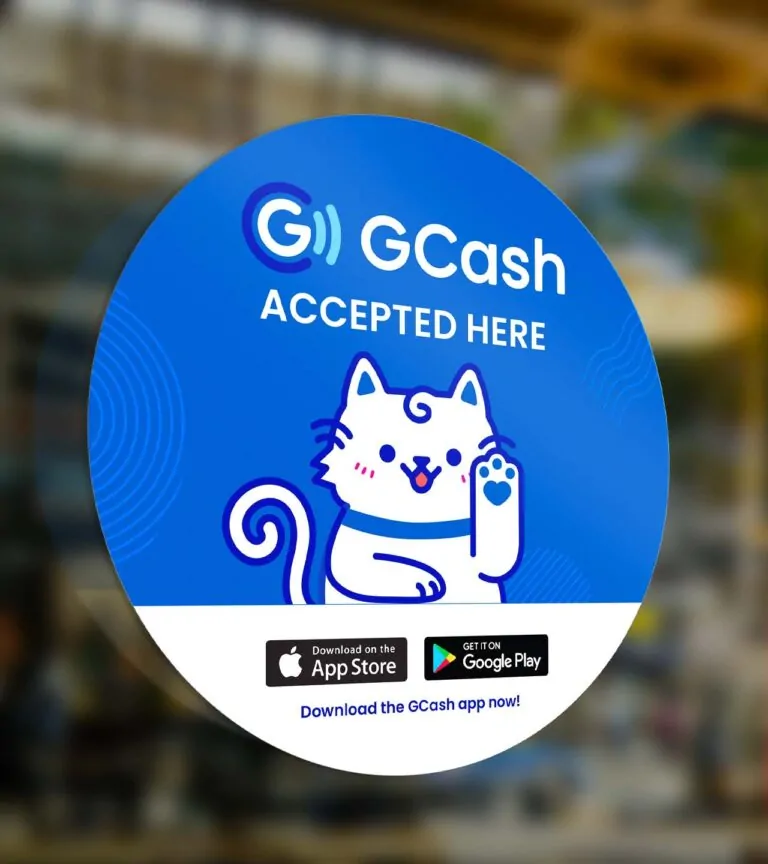 GCash Accepted Here Signage – Tagum City