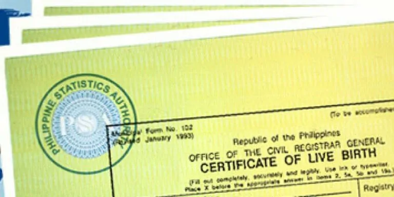 Birth Certificate | PSA Document – Tagum City