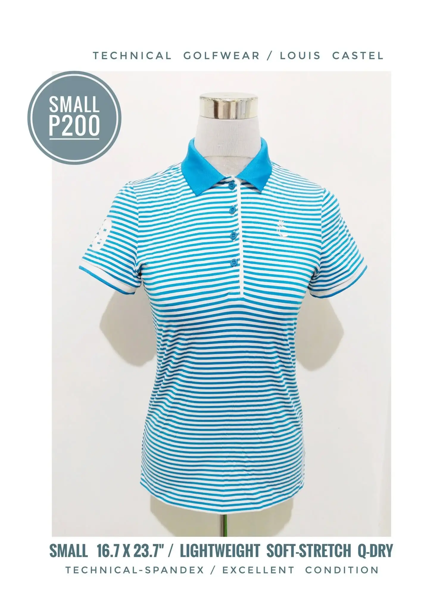 Custom embroidered golf polo shirt