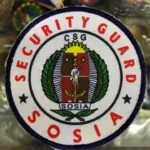 SOSIA embroidered patch