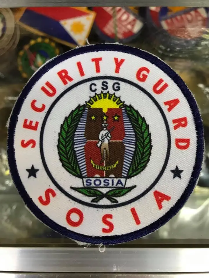 SOSIA embroidered patch