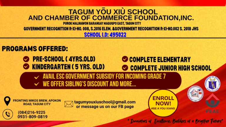 Tagum City Association of Private Schools (TCAPS)