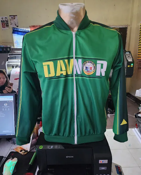 Varsity jacket custom printed for school organization
